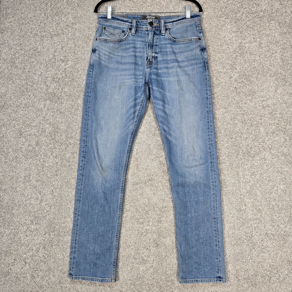 Revtown Jeans Men 31x30 Blue Sharp Slim Straight Denim Stretch denim pants